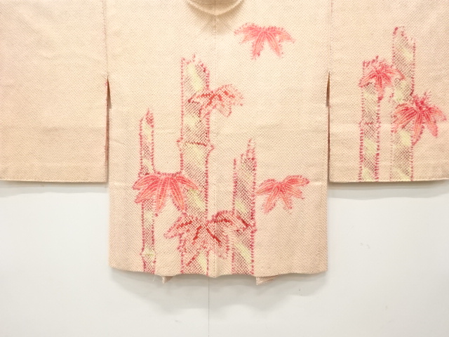 Japanese Kimono / Chirimen Kinsha Silk